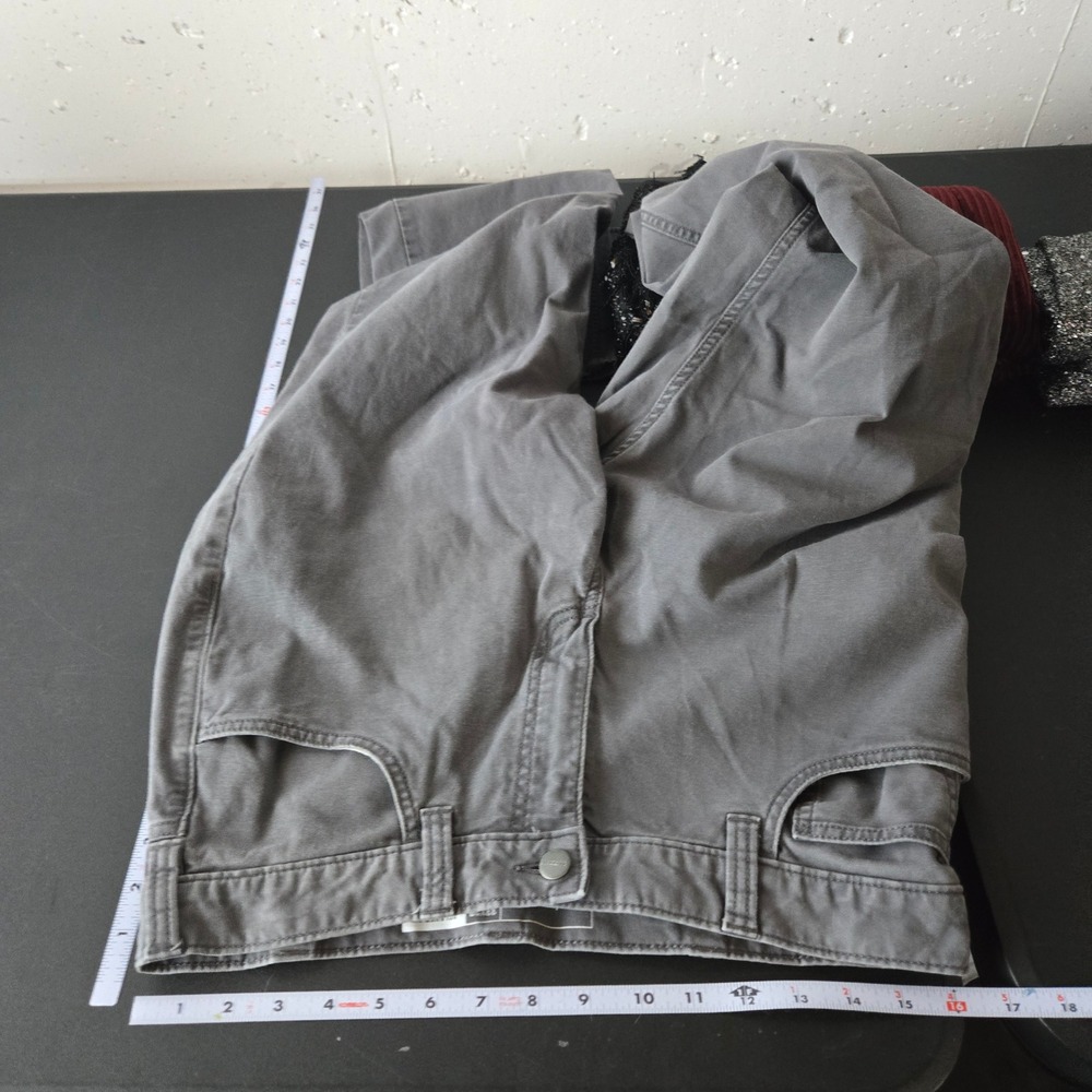 Carhartt Mens Gray Rugged Flex Relaxed Fit Canvas Work Pants 33x30 Gorp Street - Picture 9 of 12